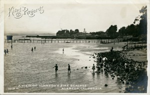 A view of Alameda's Fine Beaches, Alameda, California, mailed 1912           